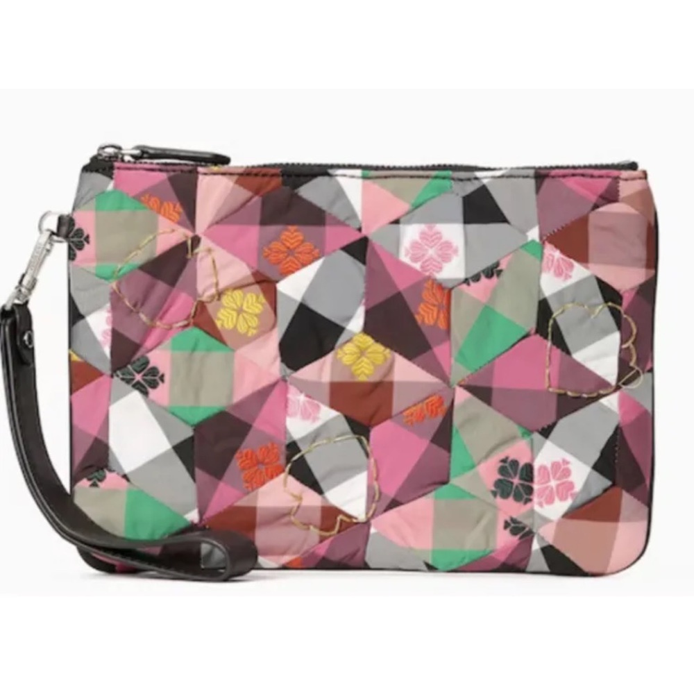 Kate Spade New York X Beams American Plaid Small Pouch Wristlet